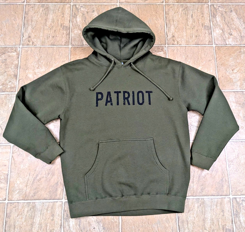 Patriot sz M Hoodie Sweatshirt green Enforce Independent Trading Company 0698